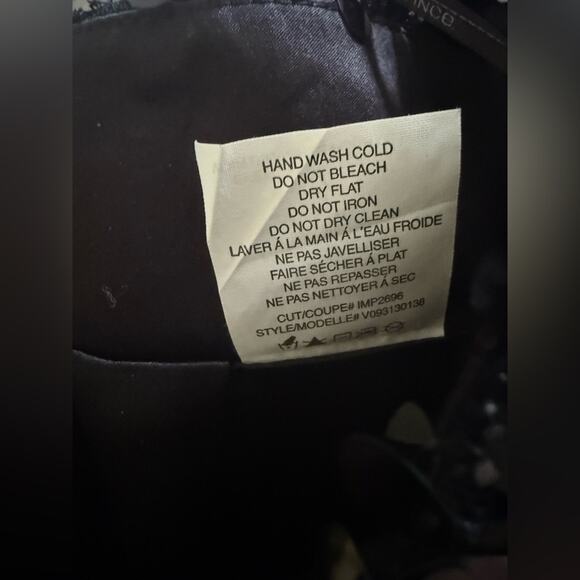 Vince All Sequin Black Pencil Straight Skirt Club Party Event Cocktail Size 4 - Picture 6 of 8